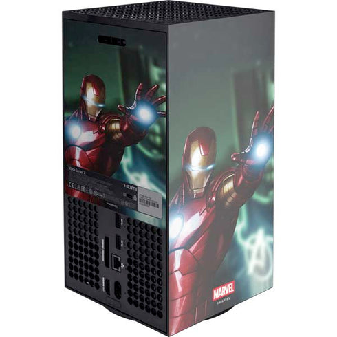 Marvel Tony Stark Iron Man XBox Series X Digital Edition Console Skin